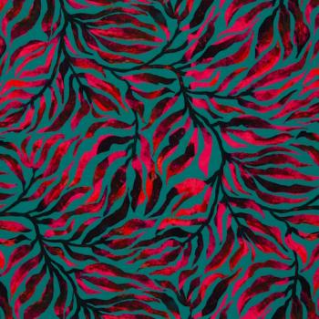 Luminoso by Bienvenido Colorido - Petrol/Pink - Jersey, Swafing